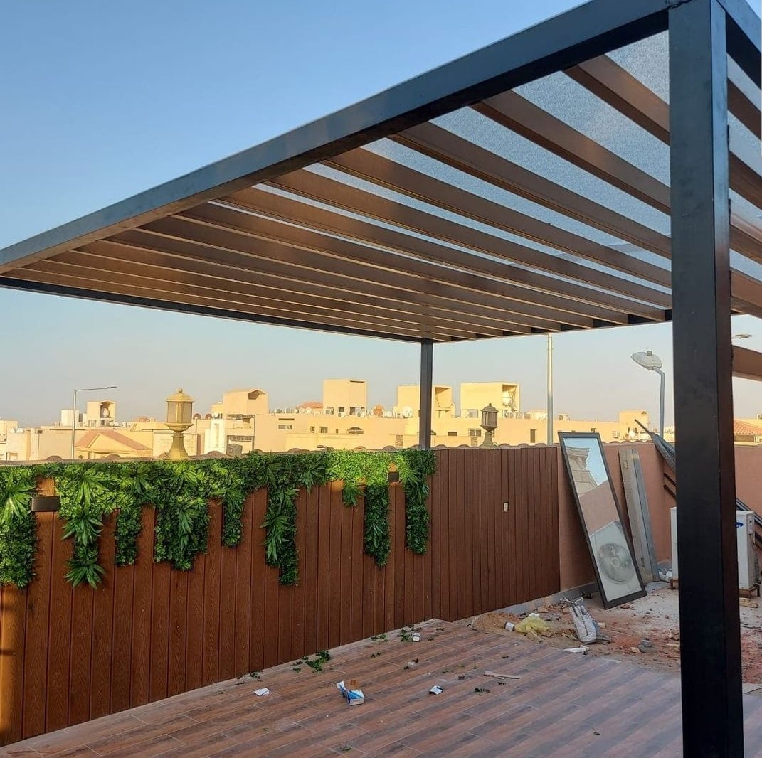 جلسه فخمه نوع وتشكيل جديد 2026 مظلة جلسه خارجيه مودرن لكسان 