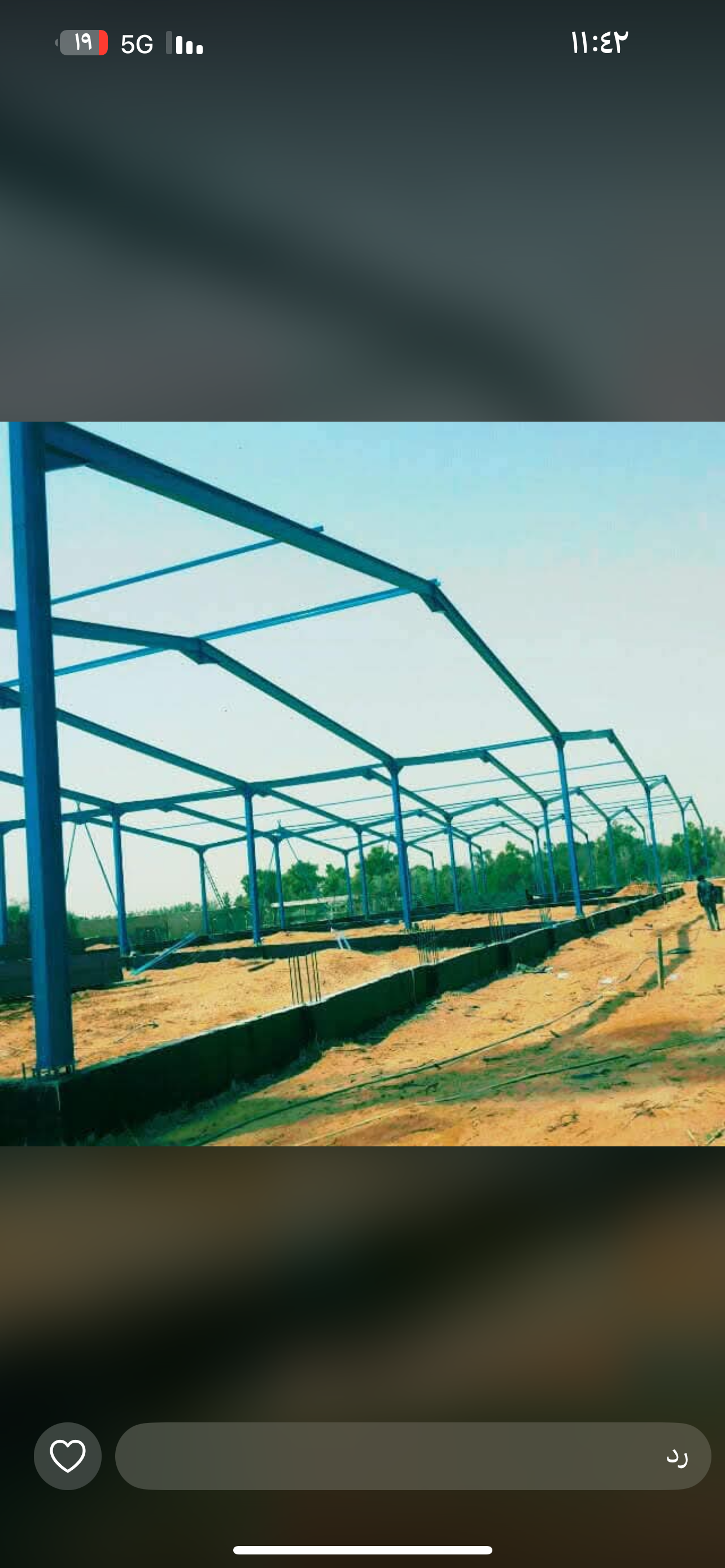 مقاول هناجر محترف يقوم بتركيب مستودع حديدي كبير 0550708613)